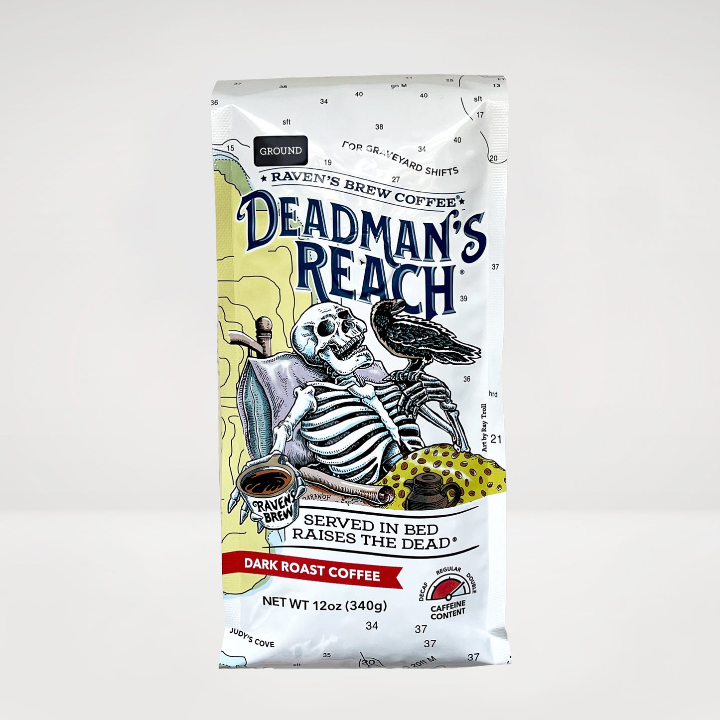 12oz Ground Deadman's Reach® Dark Roast Coffee