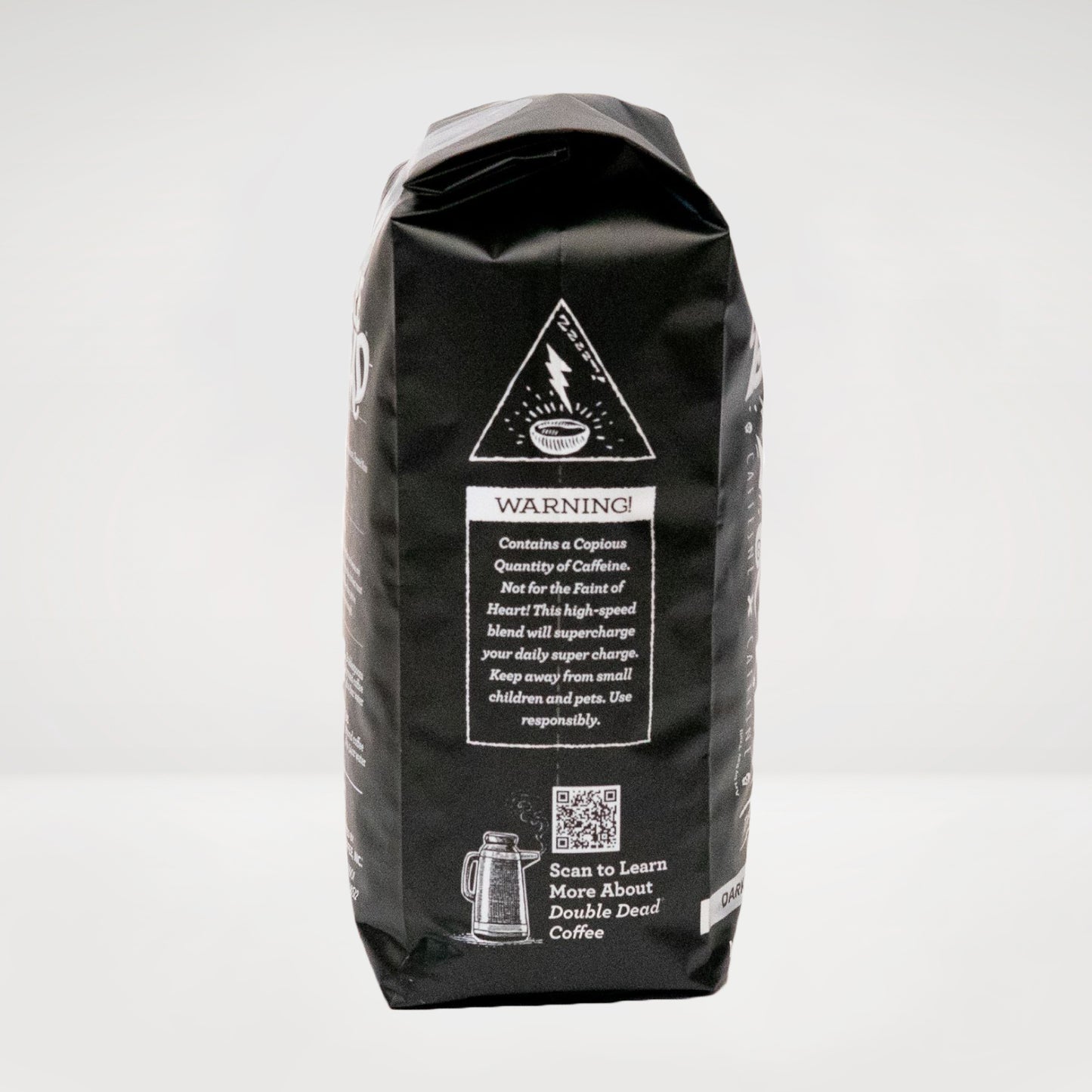 2lb Double Dead® Dark Roast Coffee Right Side View