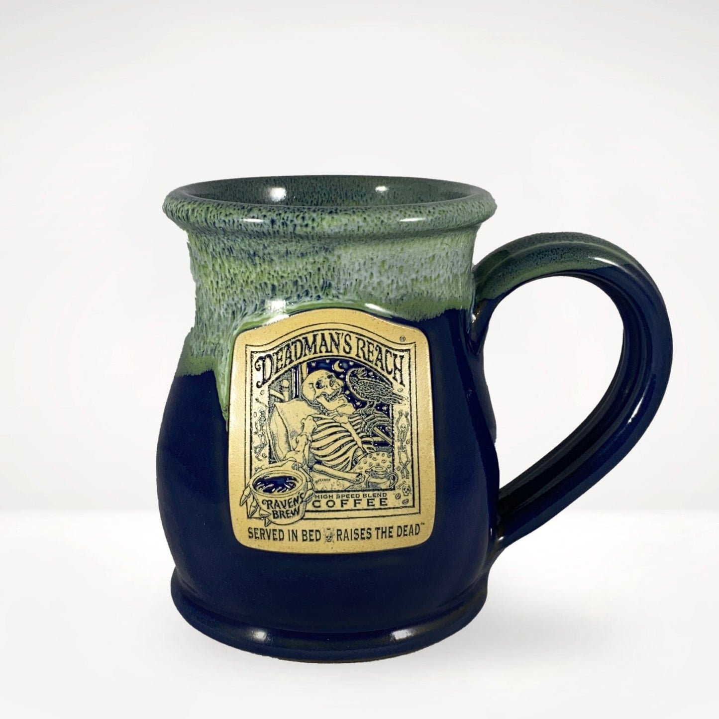 Deadman's Reach® Navy Stoneware Mug by Deneen™ Pottery
