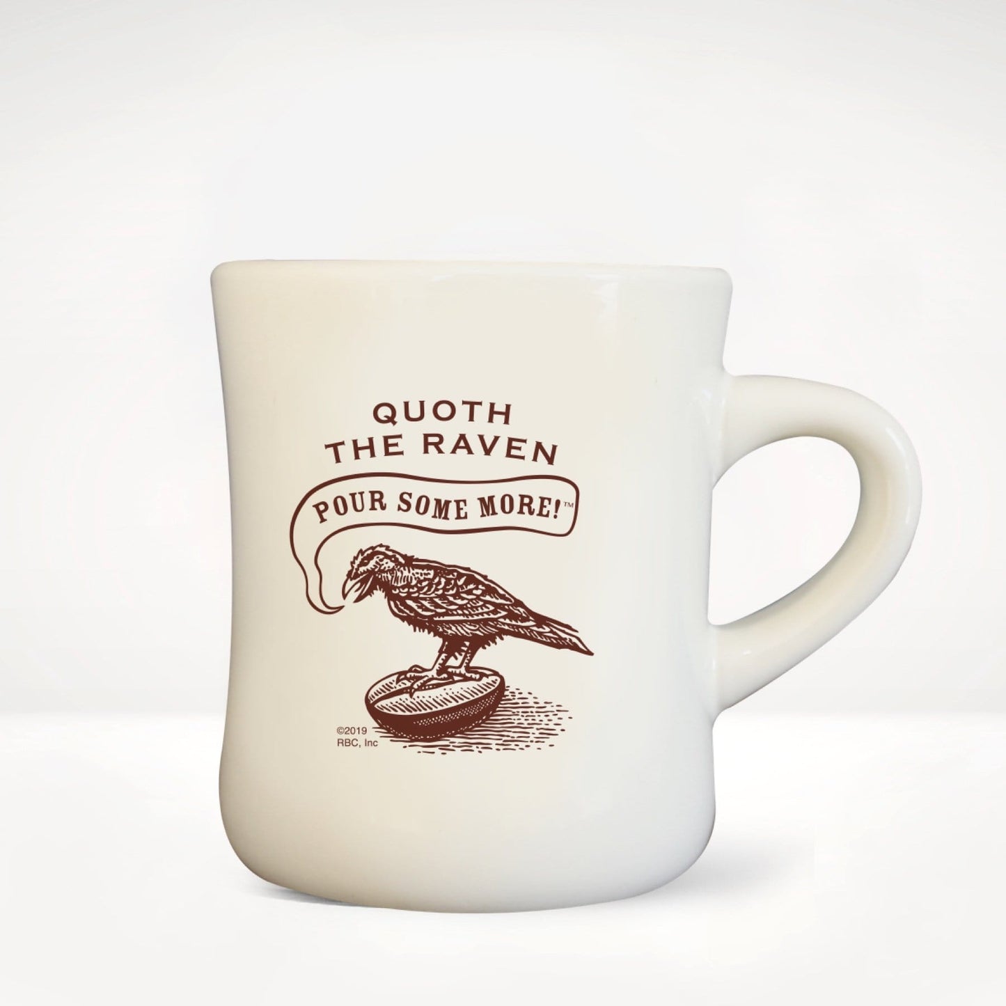 Quoth the Raven, Pour Some More™ Diner Mug