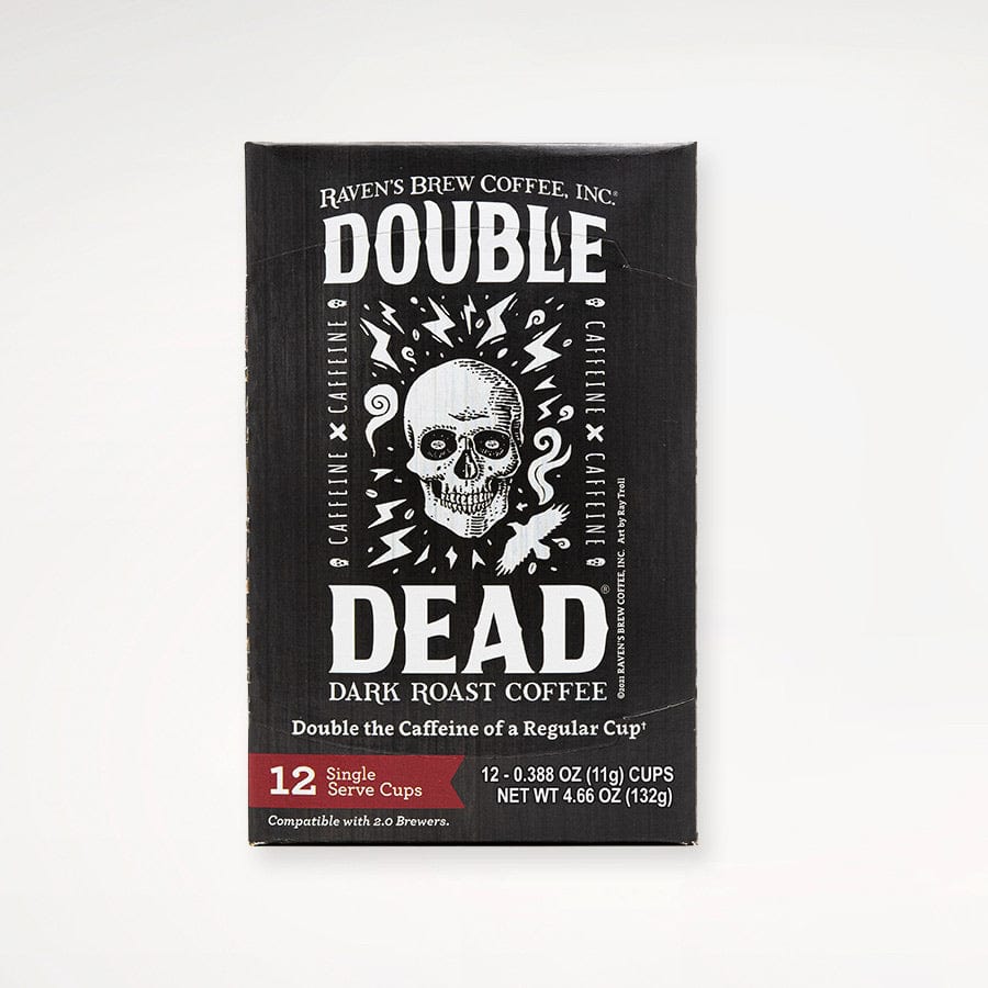 Double Dead® Dark Roast Coffee Single Serve Cups Top Panel