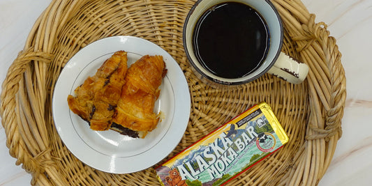 Easy Chocolate Croissant Recipe Featuring Alaska Moka Bar Chocolate