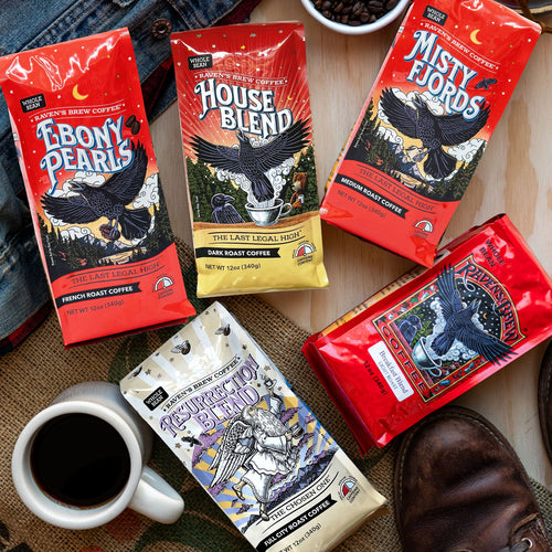 Click to Shop Raven's Brew Coffee