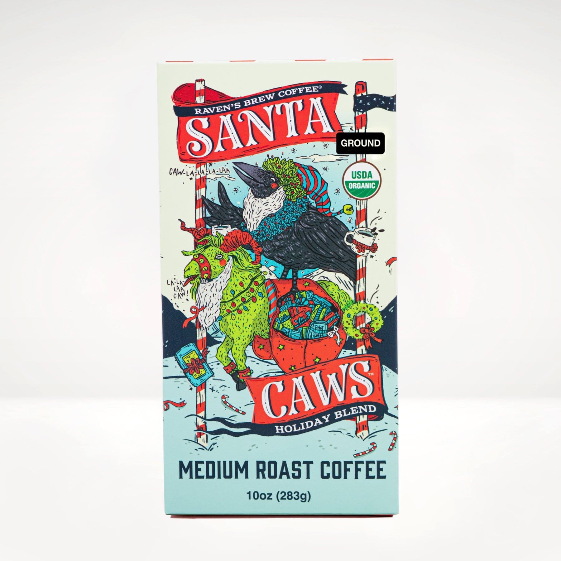 10oz Ground Santa Caws™ Coffee