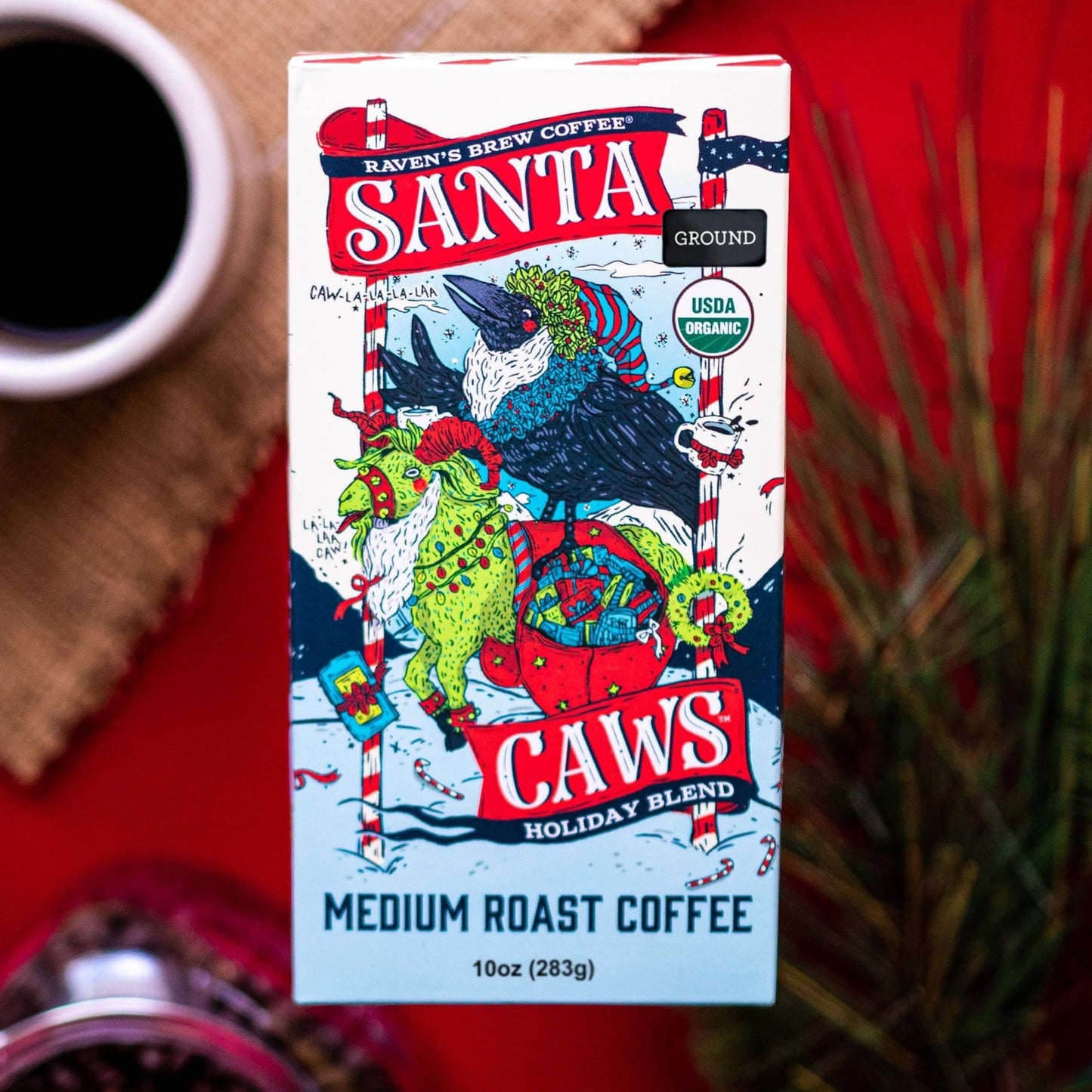 10oz Organic Santa Caws™ Coffee