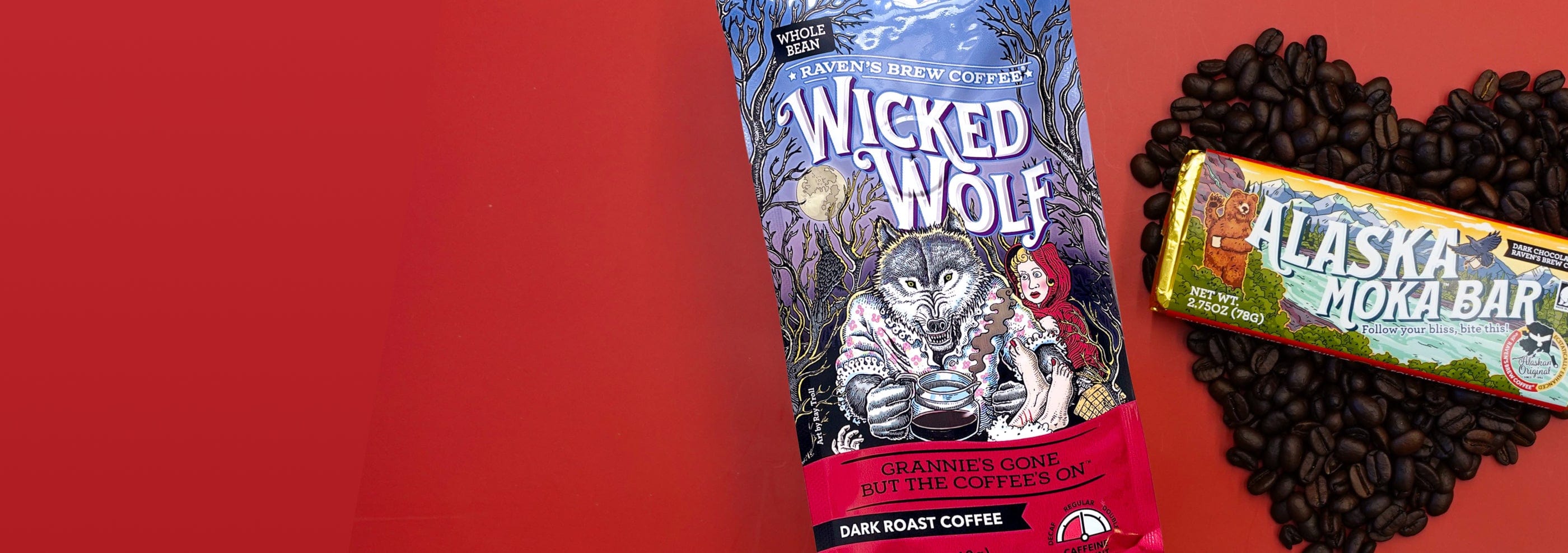 Tall, Dark and Handsome: Enjoy Dark Roast Wicked Wolf Coffee This Valentines Day