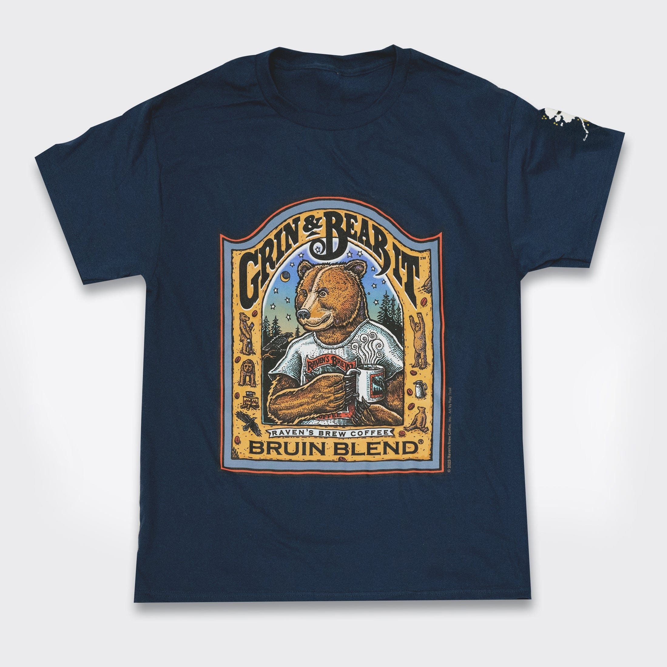 Bruin Blend T shirt Navy