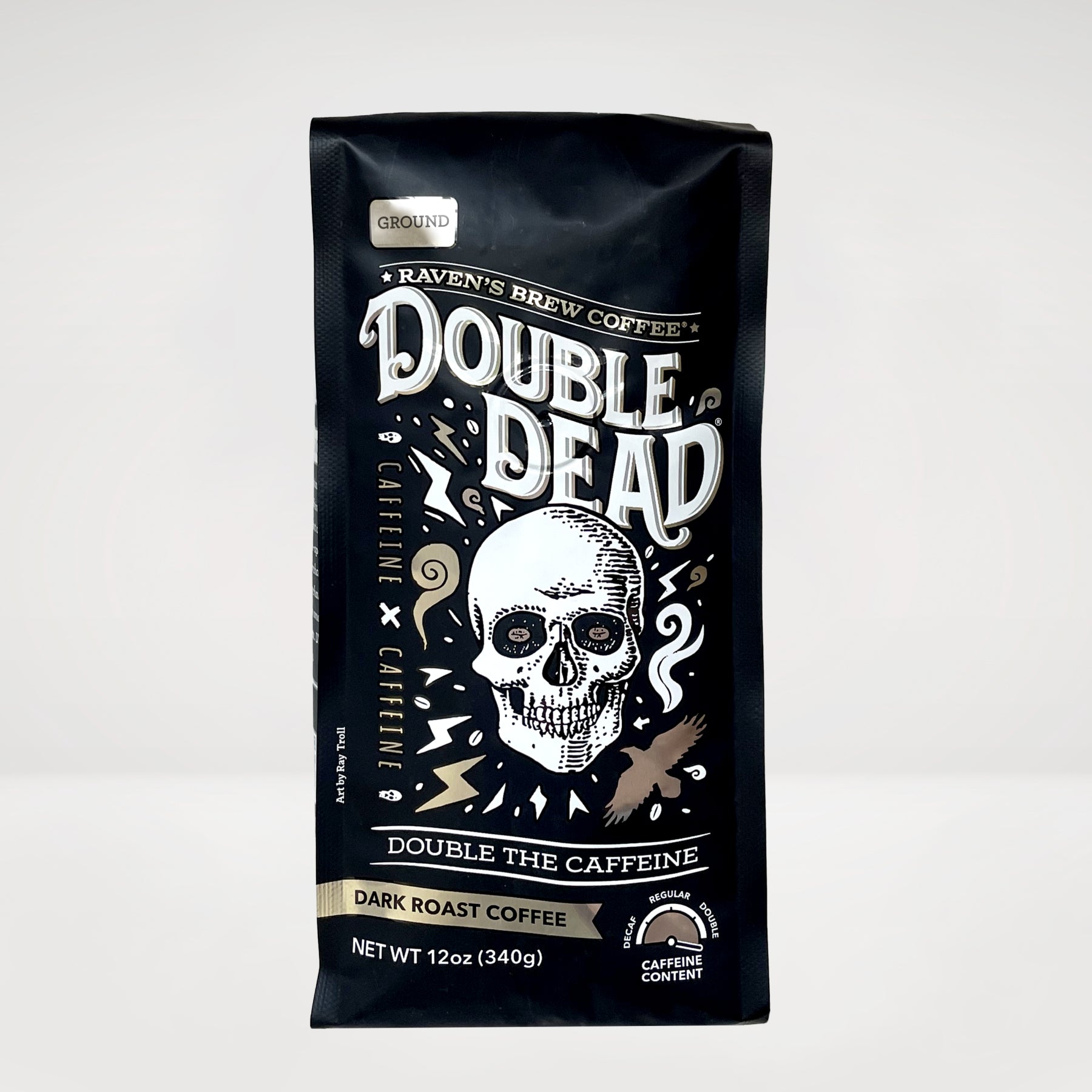 12oz Ground Double Dead® Dark Roast Coffee