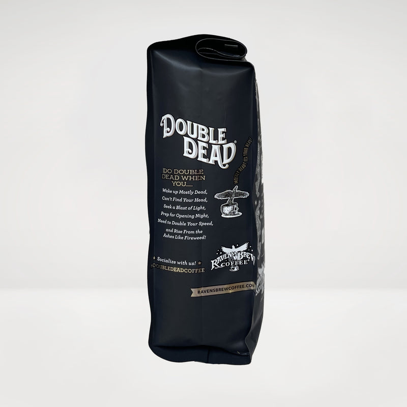 12oz Double Dead® Dark Roast Coffee Right Side View