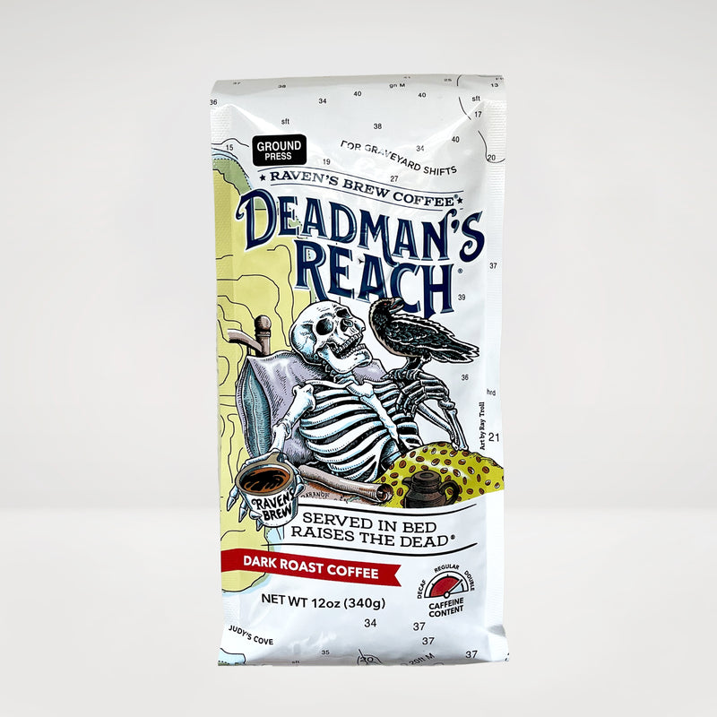 12oz Press Pot Grind Deadman's Reach® Dark Roast Coffee