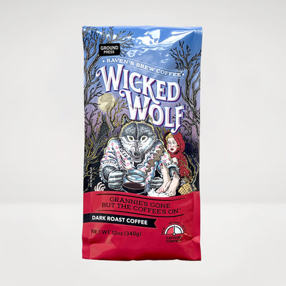 12oz Press Pot Ground Wicked Wolf® Dark Roast Coffee