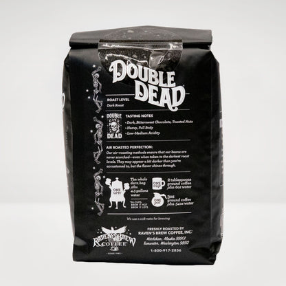 2lb Double Dead® Dark Roast Coffee Back View