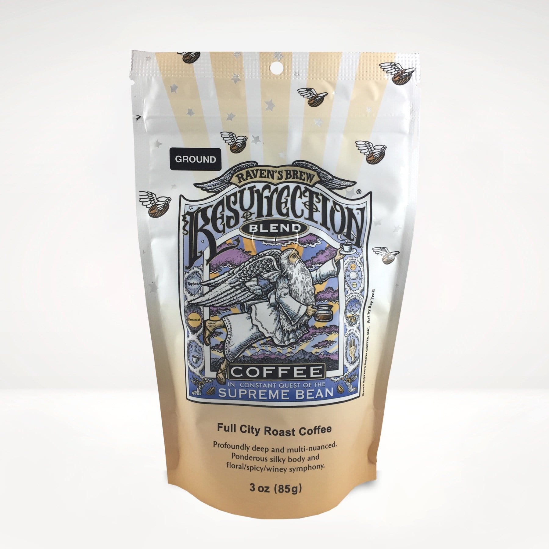 3oz Ground Resurrection Blend® Full City Roast Coffee