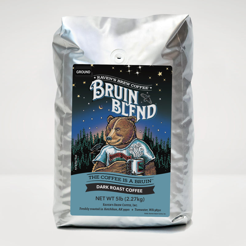5lb Ground Bruin Blend® Full City Roast Coffee
