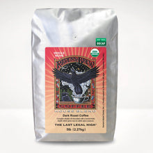 5lb Organic Decaf Whole Bean Raven's Brew® House Blend Dark Roast Coffee
