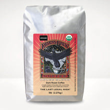 5lb Organic Ground Raven's Brew® House Blend Dark Roast Coffee