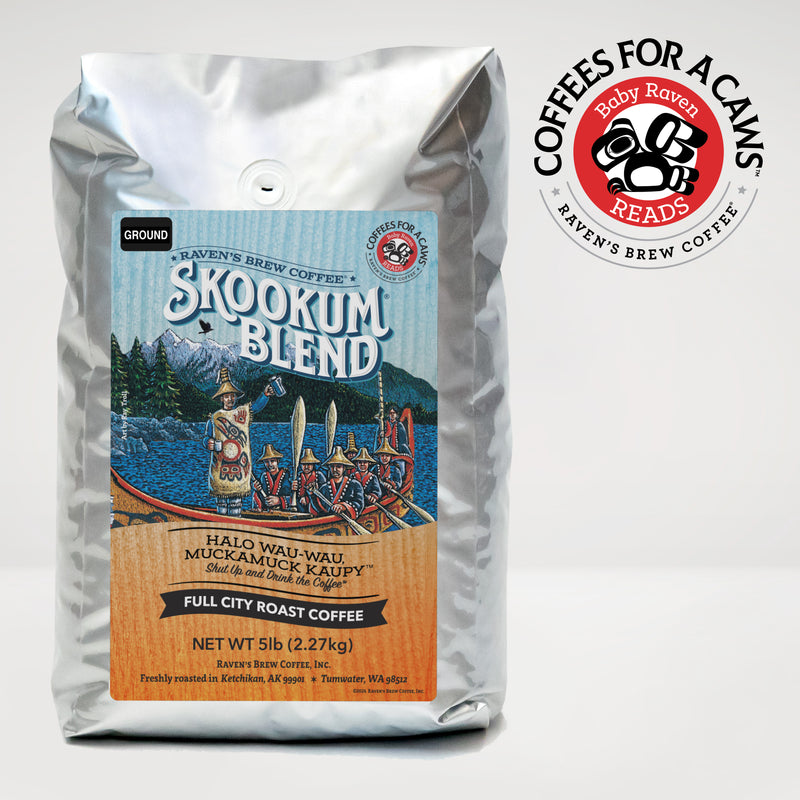 5lb Ground Skookum® Blend Full City Roast Coffee
