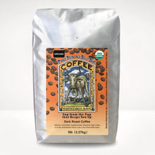 5lb Organic Ground Three Peckered Billy Goat® Dark Roast Coffee