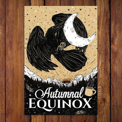 Autumnal Equinox™ Coffee Tasting Note Postcard
