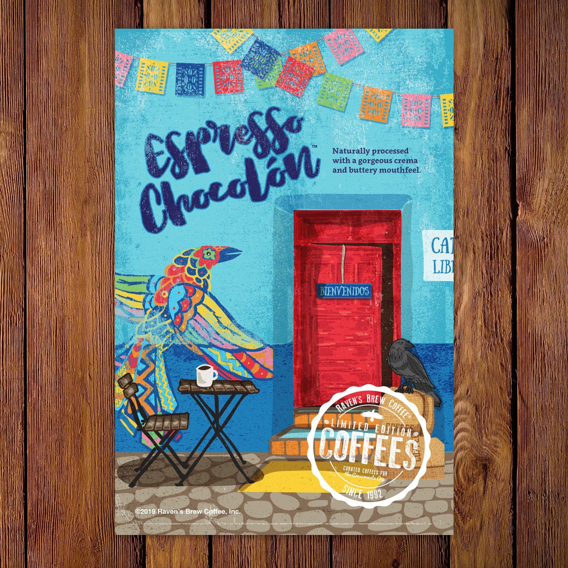 Espresso Chocolón™ Coffee Tasting Note Postcard