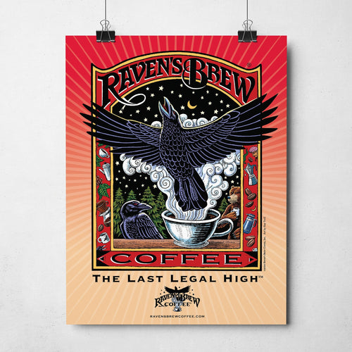 Raven's Brew Coffee® 11"x14" Poster