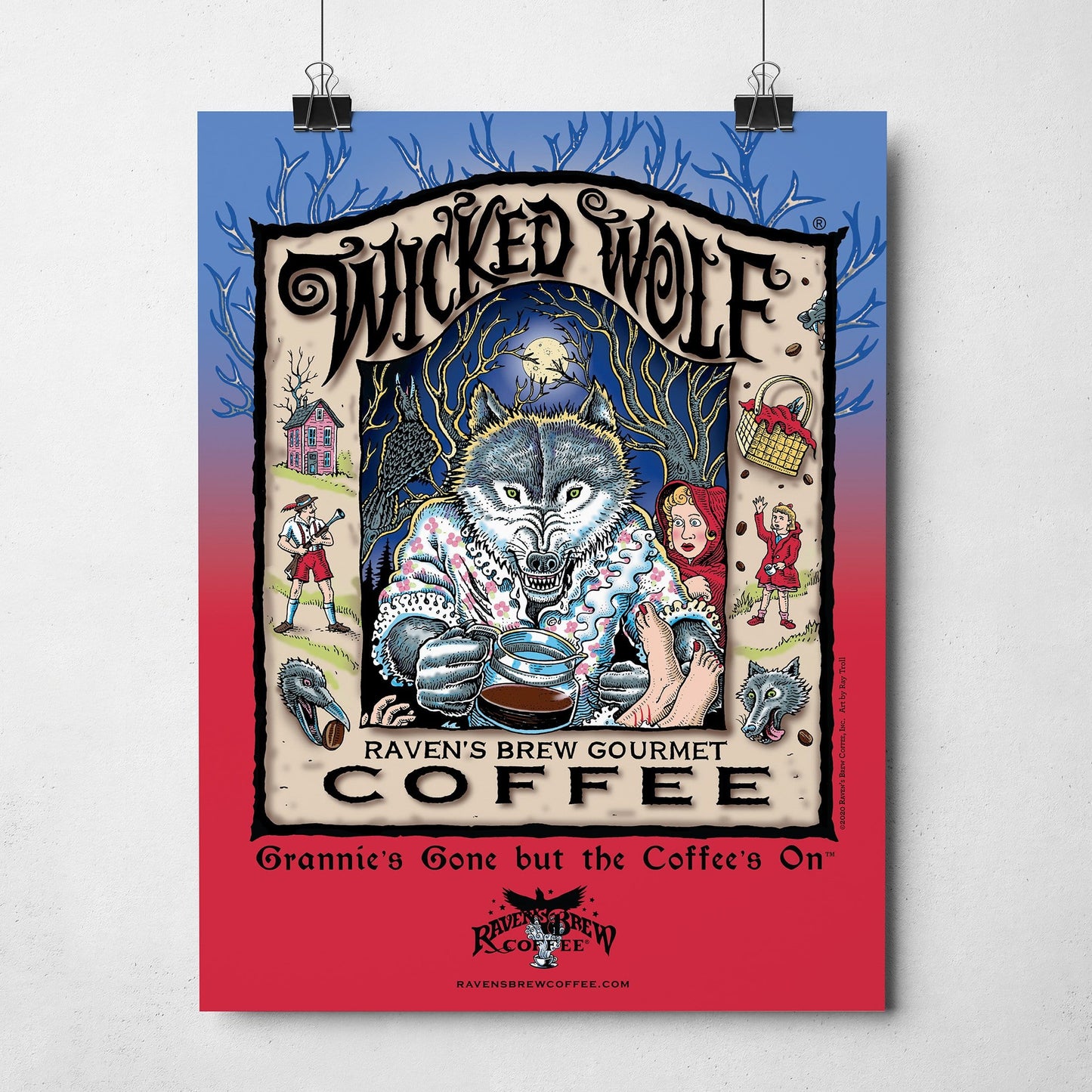 Wicked Wolf® 11"x14" Poster