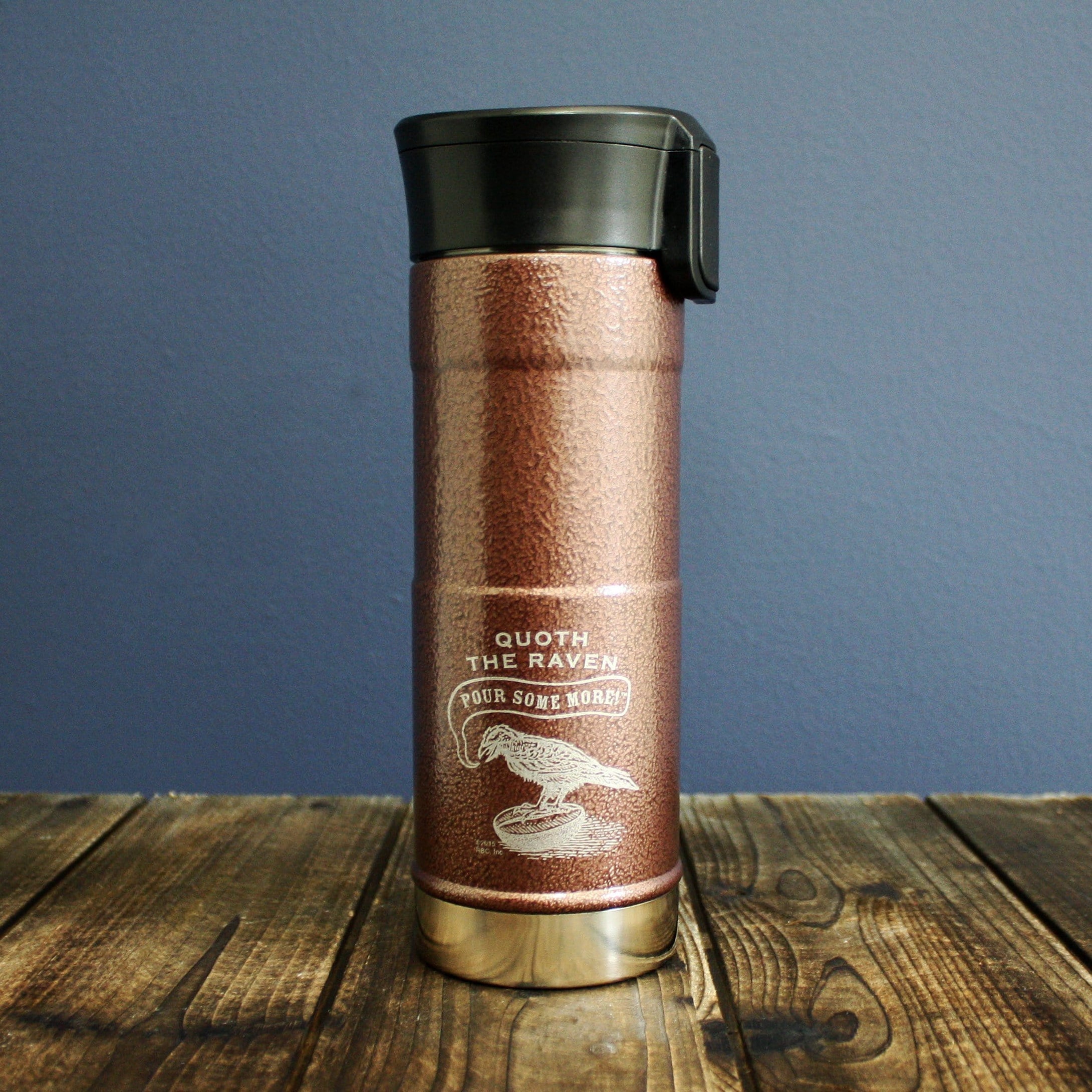 Quoth the Raven, Pour Some More™ Stainless Steel Travel Tumbler