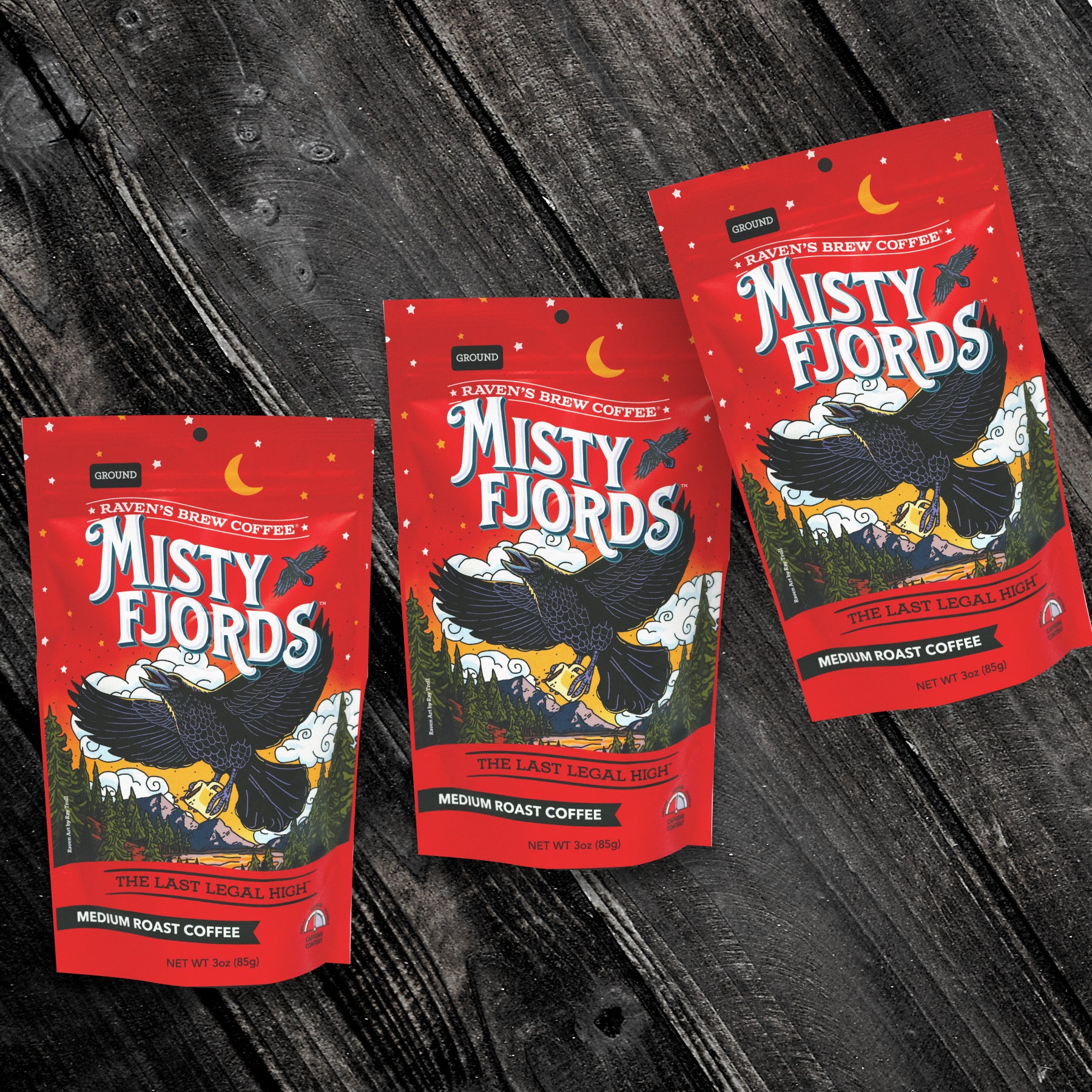 Misty Fjords™ Triplet of 3oz Bags