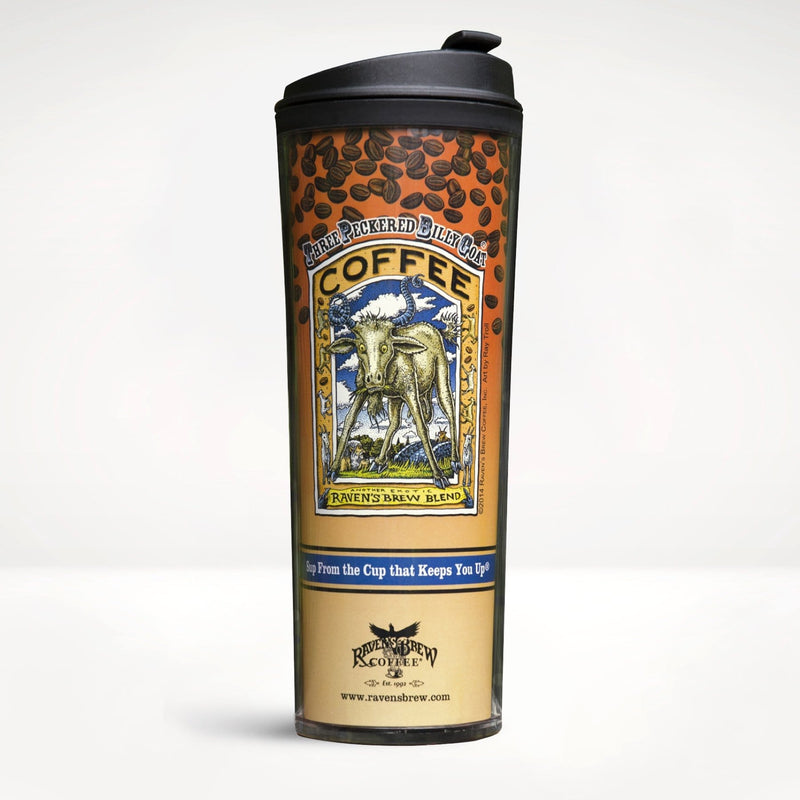 Three Peckered Billy Goat® Travel Tumbler