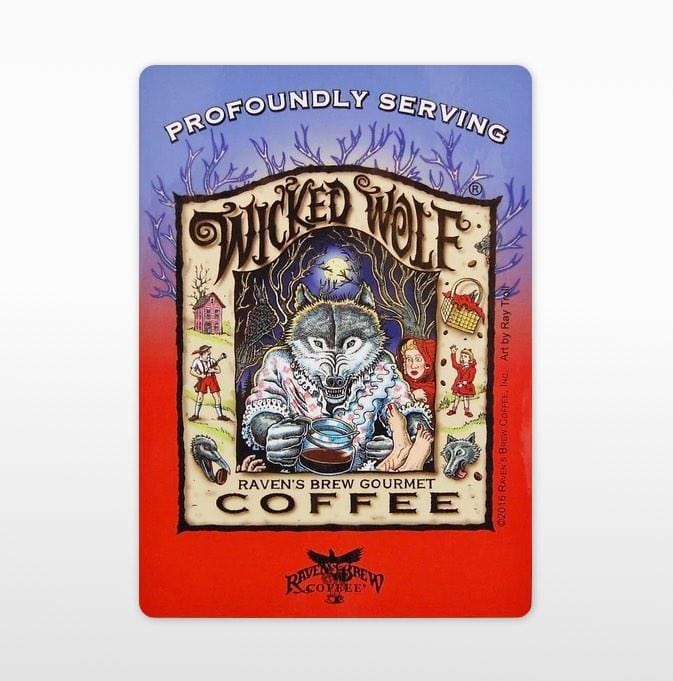Wicked Wolf® Label Art Cling