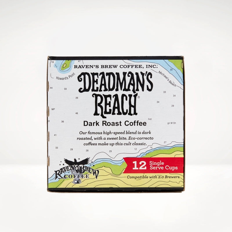 Deadman's Reach® Dark Roast Coffee Single Serve Cups Left Side Panel